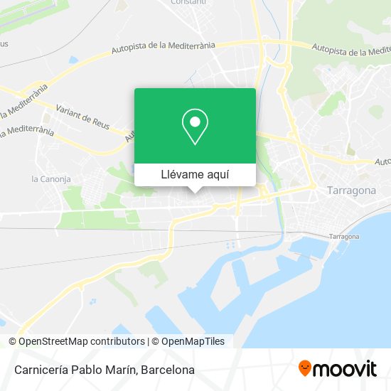 Mapa Carnicería Pablo Marín