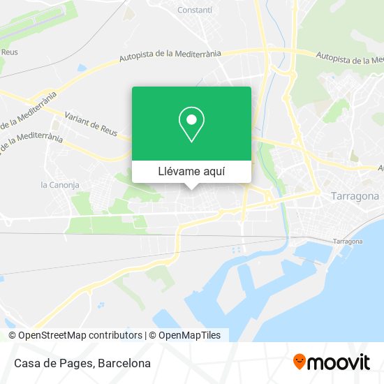 Mapa Casa de Pages