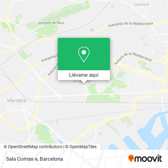 Mapa Sala Comas e