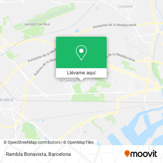 Mapa Rambla Bonavista