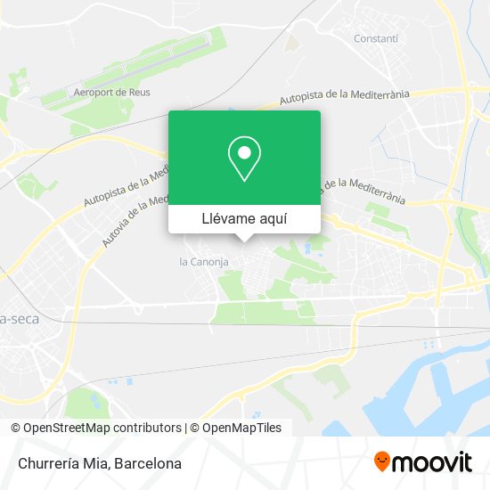 Mapa Churrería Mia