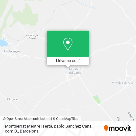 Mapa Montserrat Mestre Iserta, pablo Sánchez Cana, com.B.