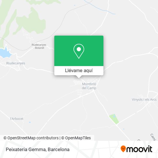 Mapa Peixateria Gemma