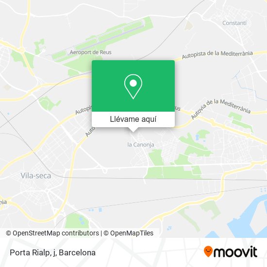 Mapa Porta Rialp, j