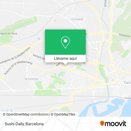 Mapa Sushi Daily