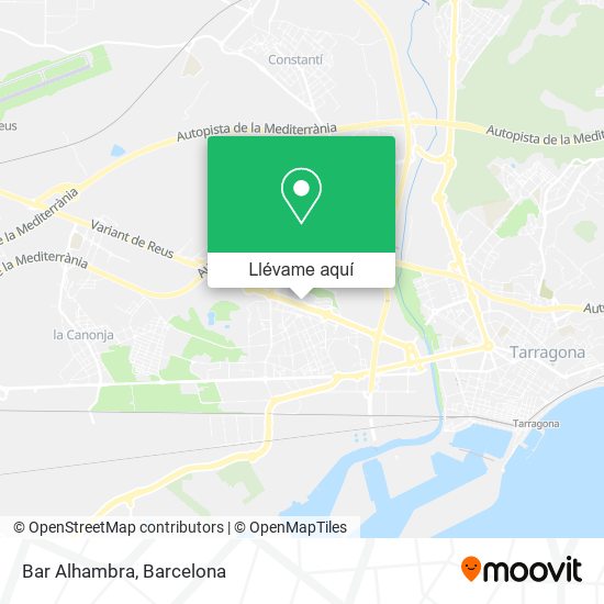 Mapa Bar Alhambra