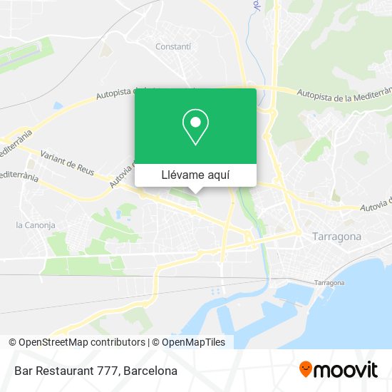 Mapa Bar Restaurant 777