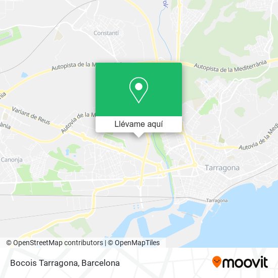 Mapa Bocois Tarragona