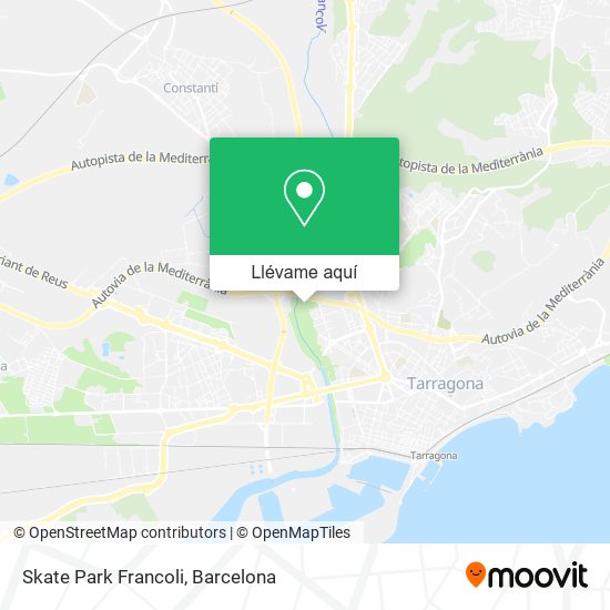 Mapa Skate Park Francoli