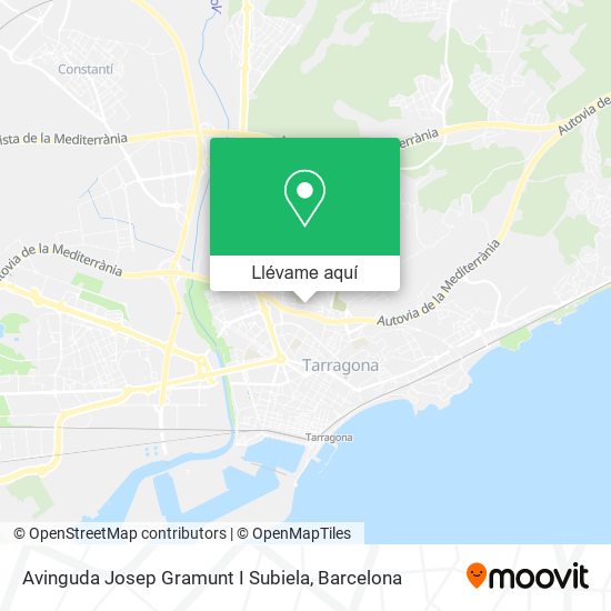 Mapa Avinguda Josep Gramunt I Subiela