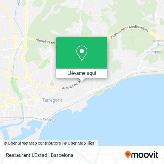 Mapa Restaurant L'Estadi