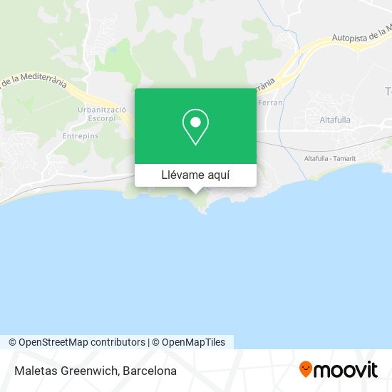 Mapa Maletas Greenwich