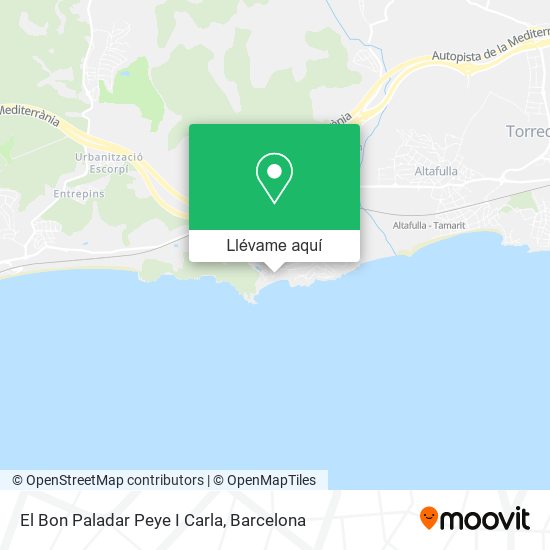 Mapa El Bon Paladar Peye I Carla