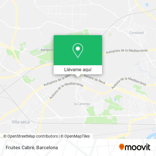 Mapa Fruites Cabré