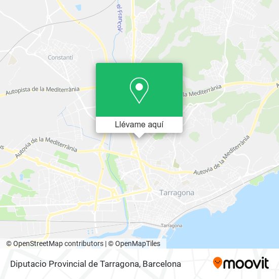 Mapa Diputacio Provincial de Tarragona