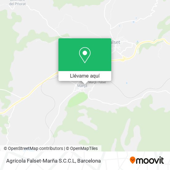 Mapa Agrícola Falset-Marña S.C.C.L