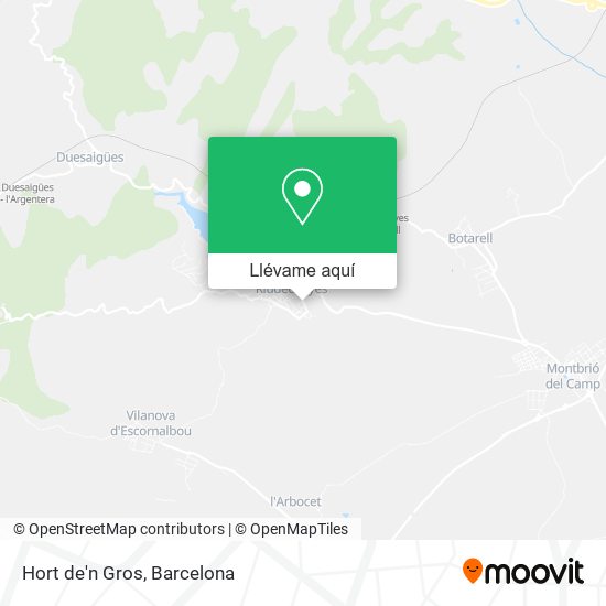 Mapa Hort de'n Gros
