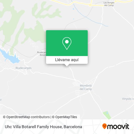 Mapa Uhc Villa Botarell Family House
