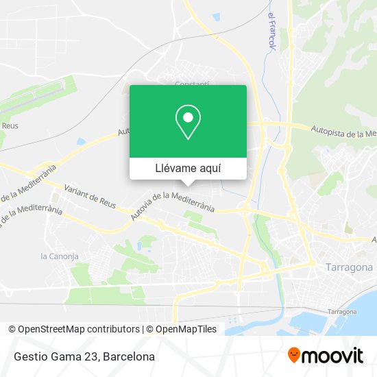Mapa Gestio Gama 23