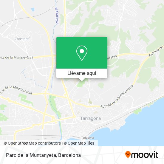 Mapa Parc de la Muntanyeta