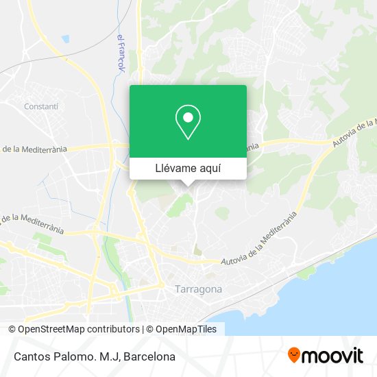 Mapa Cantos Palomo. M.J