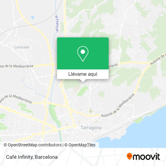 Mapa Café Infinity