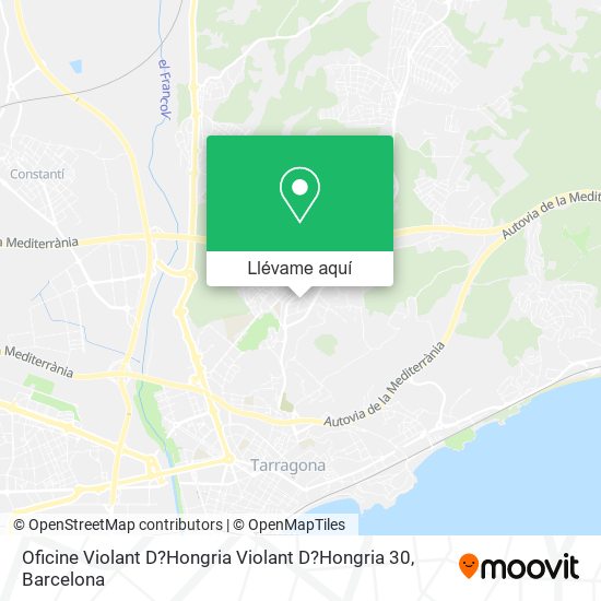 Mapa Oficine Violant D?Hongria Violant D?Hongria 30