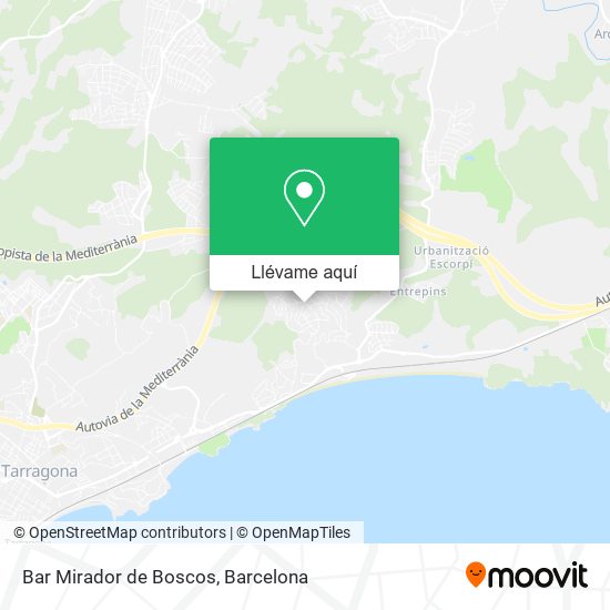 Mapa Bar Mirador de Boscos