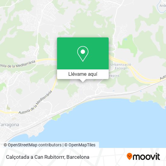 Mapa Calçotada a Can Rubitorrr