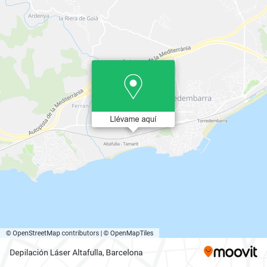 Mapa Depilación Láser Altafulla