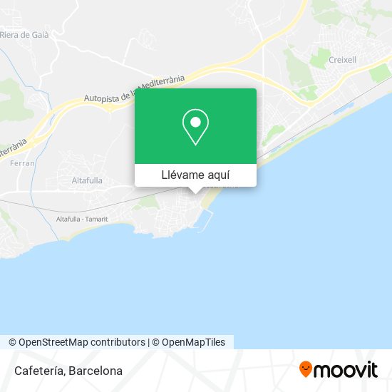 Mapa Cafetería