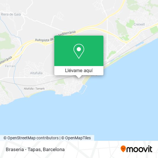 Mapa Braseria - Tapas