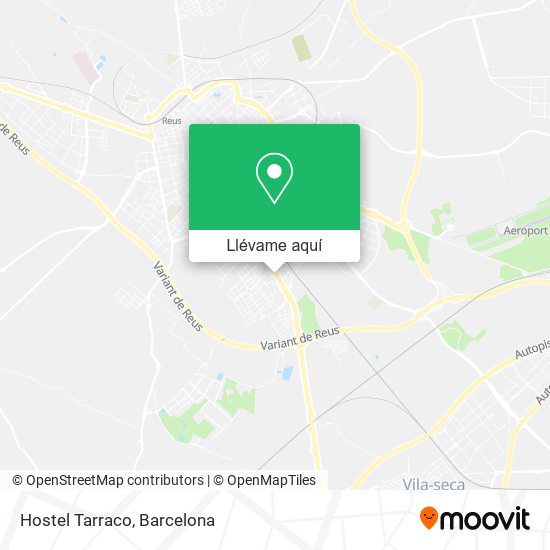 Mapa Hostel Tarraco