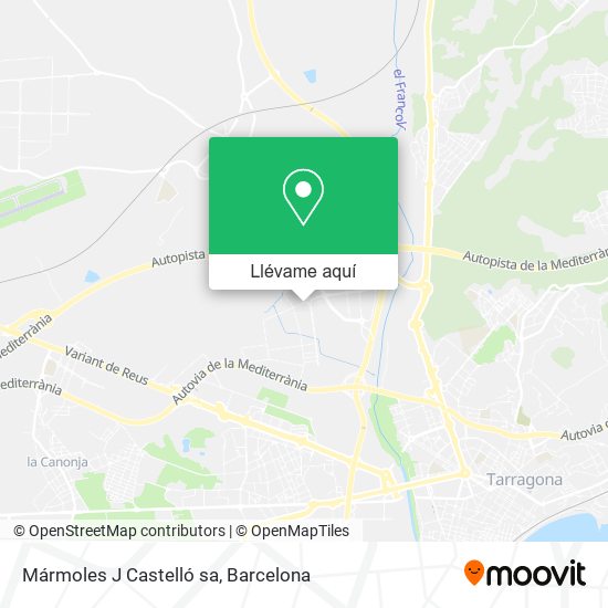 Mapa Mármoles J Castelló sa