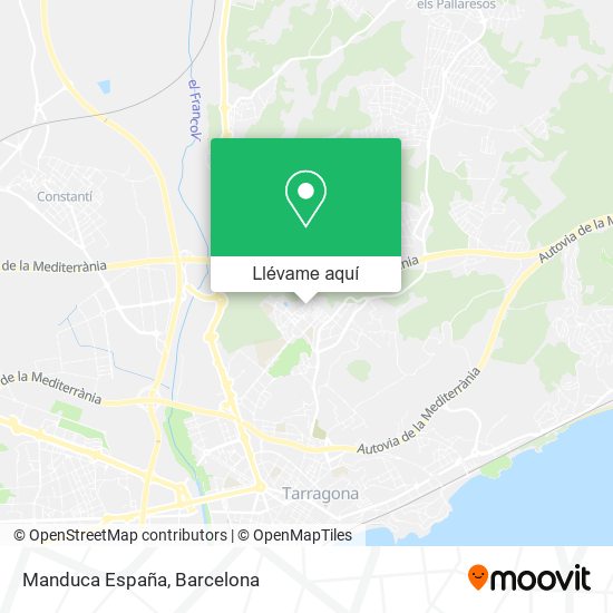 Mapa Manduca España