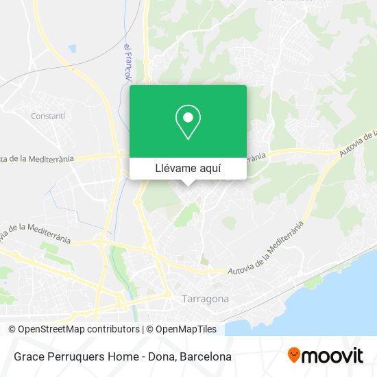 Mapa Grace Perruquers Home - Dona