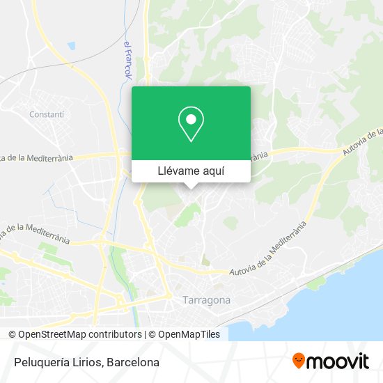 Mapa Peluquería Lirios