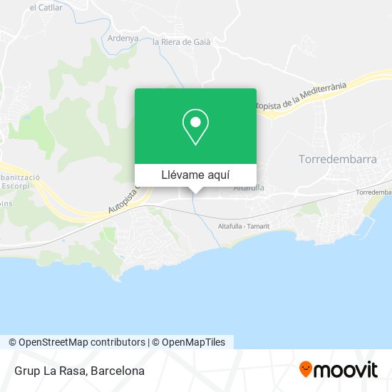 Mapa Grup La Rasa