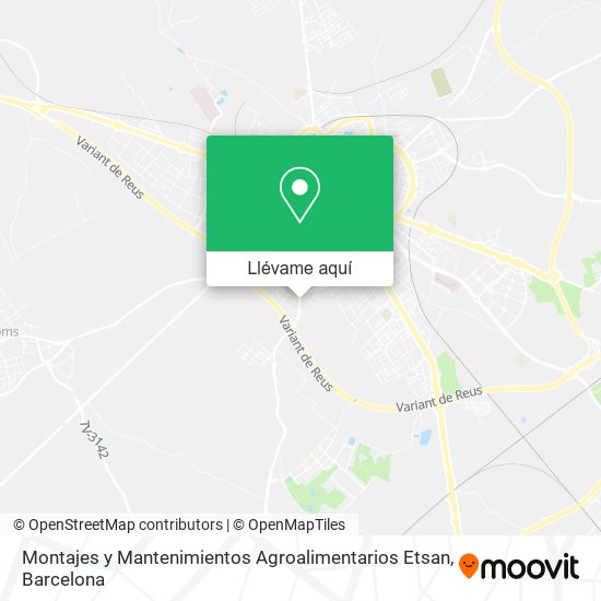 Mapa Montajes y Mantenimientos Agroalimentarios Etsan