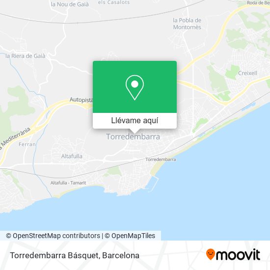 Mapa Torredembarra Básquet