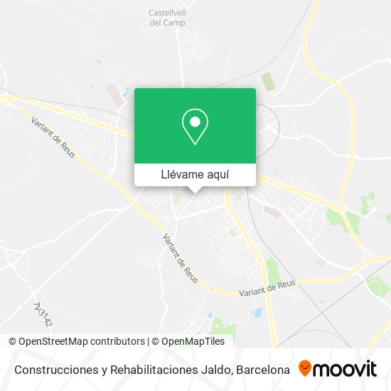 Mapa Construcciones y Rehabilitaciones Jaldo