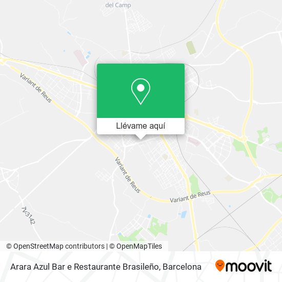 Mapa Arara Azul Bar e Restaurante Brasileño