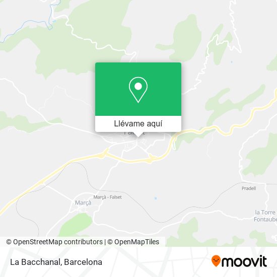 Mapa La Bacchanal