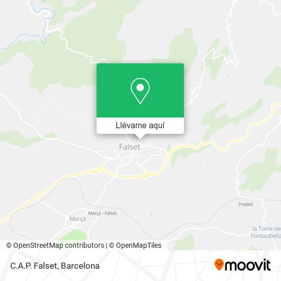 Mapa C.A.P. Falset