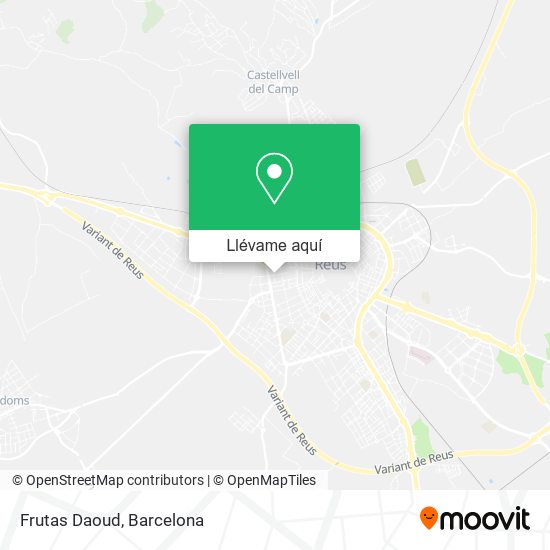 Mapa Frutas Daoud