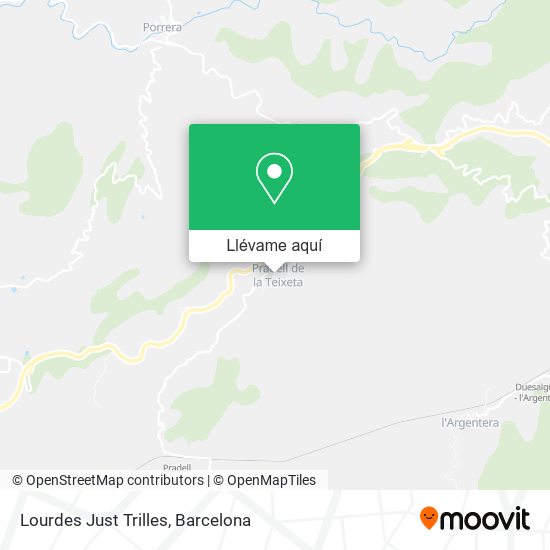 Mapa Lourdes Just Trilles