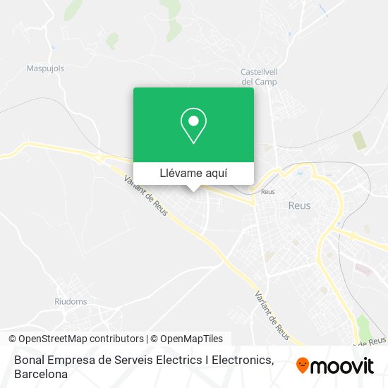 Mapa Bonal Empresa de Serveis Electrics I Electronics