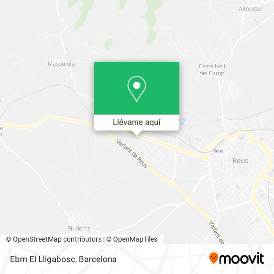 Mapa Ebm El Lligabosc