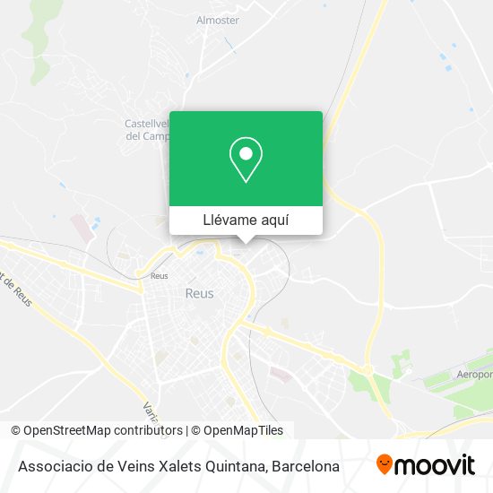 Mapa Associacio de Veins Xalets Quintana