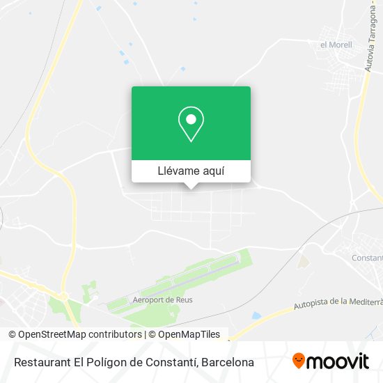 Mapa Restaurant El Polígon de Constantí